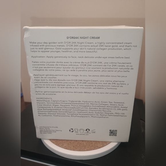 D’Or24K Endless Beauty Night Cream 50ml 1.7oz NIB Luxury Skincare - Picture 6 of 6